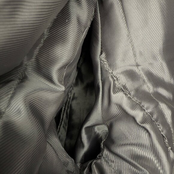 BOSCO UOMO Charcoal Wool Pointed Collar Classic Pea Car Black man’s Coat sz 42 - Picture 5 of 7